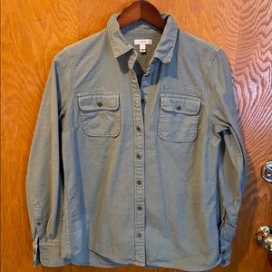 J Crew Utility Boyfriend Shirt